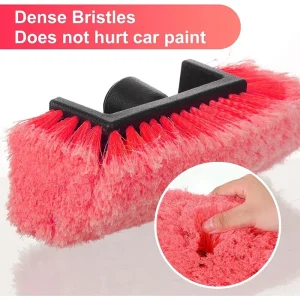 Red Five-Sided Car Wash Brush