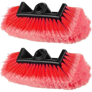 Red Five-Sided Car Wash Brush